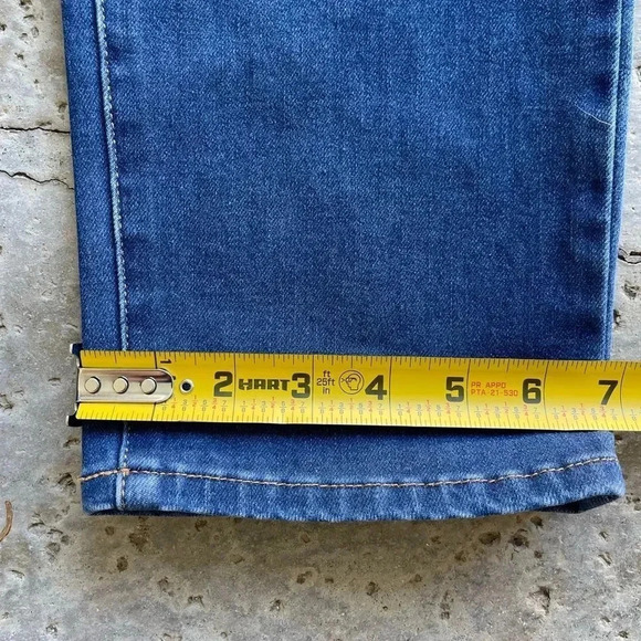 Soft Surroundings Pull-On Stretch Blue Denim Jeggings – Size PM (Petite Medium) - Picture 5 of 14